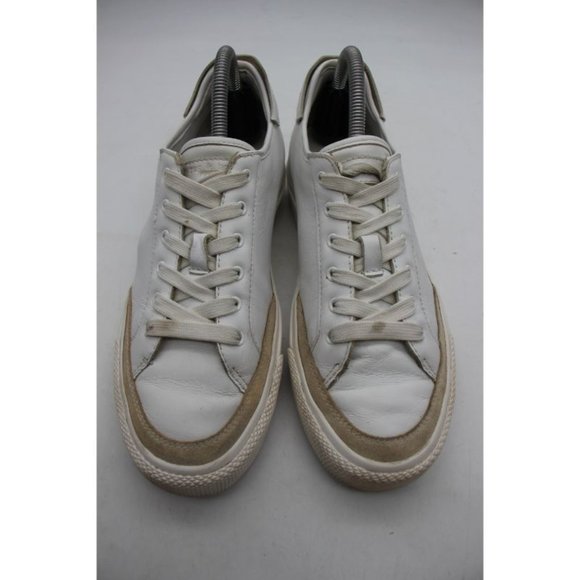 Rag And Bone Army Women's Size EU 39.5 Low Top White Leather Sneakers Shoes - Picture 2 of 10